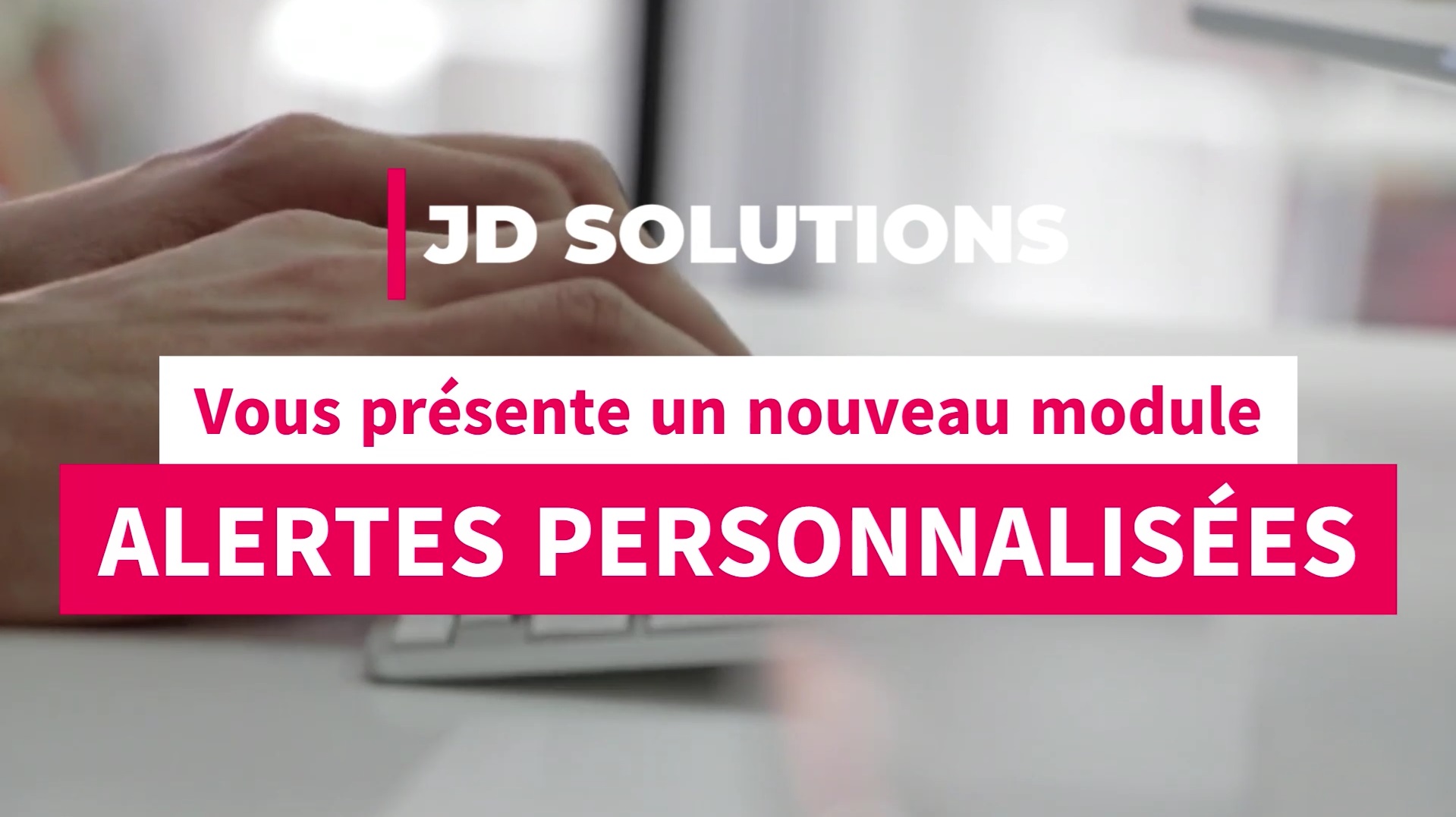 Video of the Custom alerts module of the JD Solutions CRM